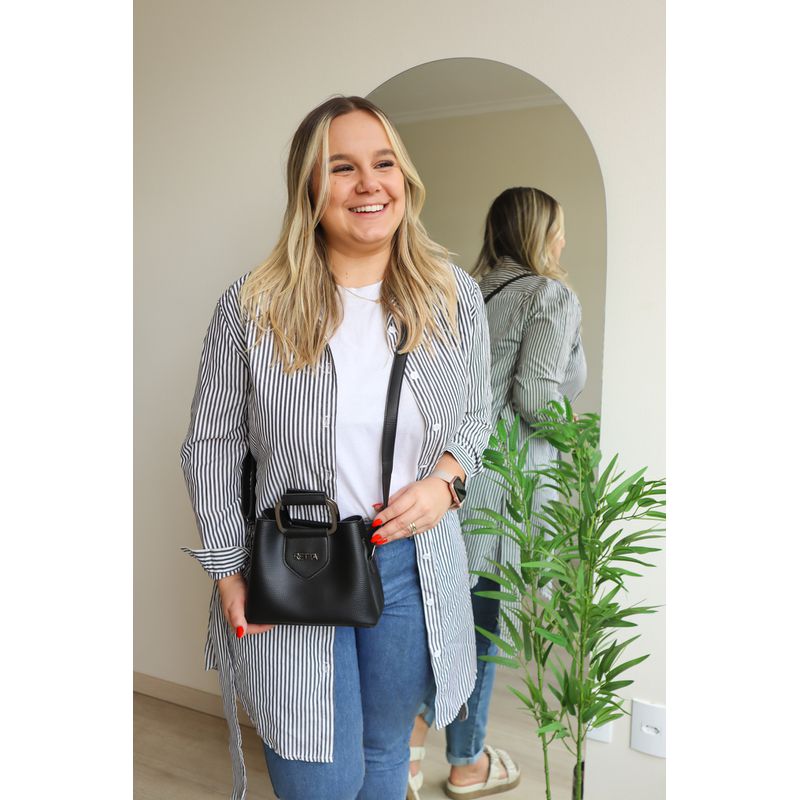 Bolsa Pequena Tiracolo Chloe Preta 