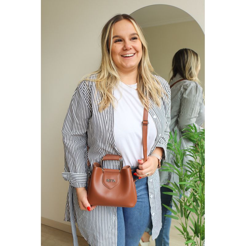 Bolsa Pequena Tiracolo Chloe Caramelo 