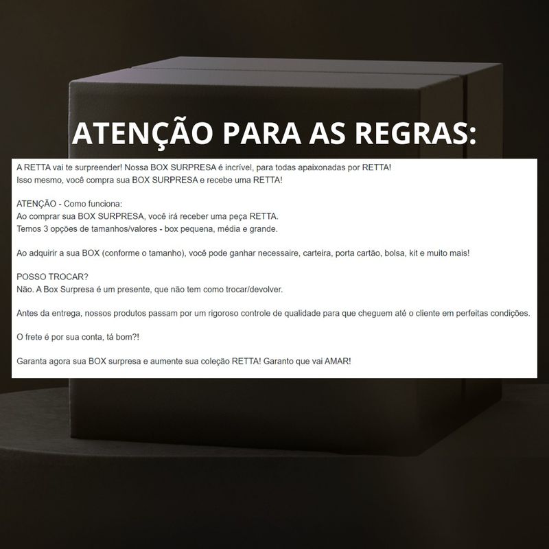 Box Surpresa RETTA - Média