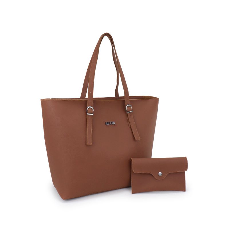 Bolsa Saco Fivela Elisa Caramelo
