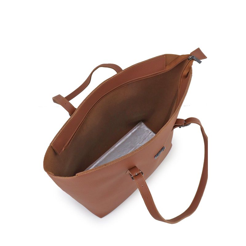 Bolsa Saco Fivela Elisa Caramelo