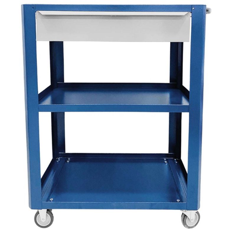 Carrinho Para Ferramentas Aberto Com 1 Gaveta Azul (CS02) - Fercar