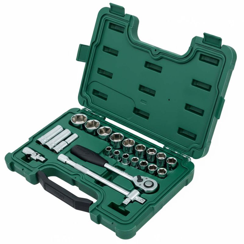 Jogo de Soquete de Impacto Sextavado Com 23 Peças (ST09005SJ) - Sata