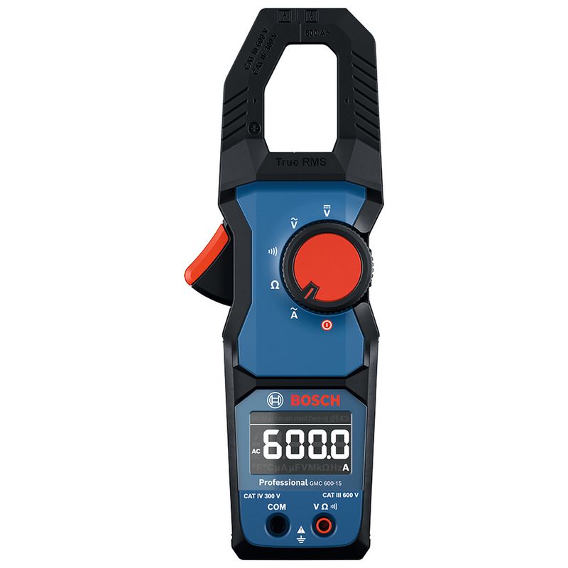 Alicate Amperímetro TRMS - GMC 600-15 (0601077600) - Bosch