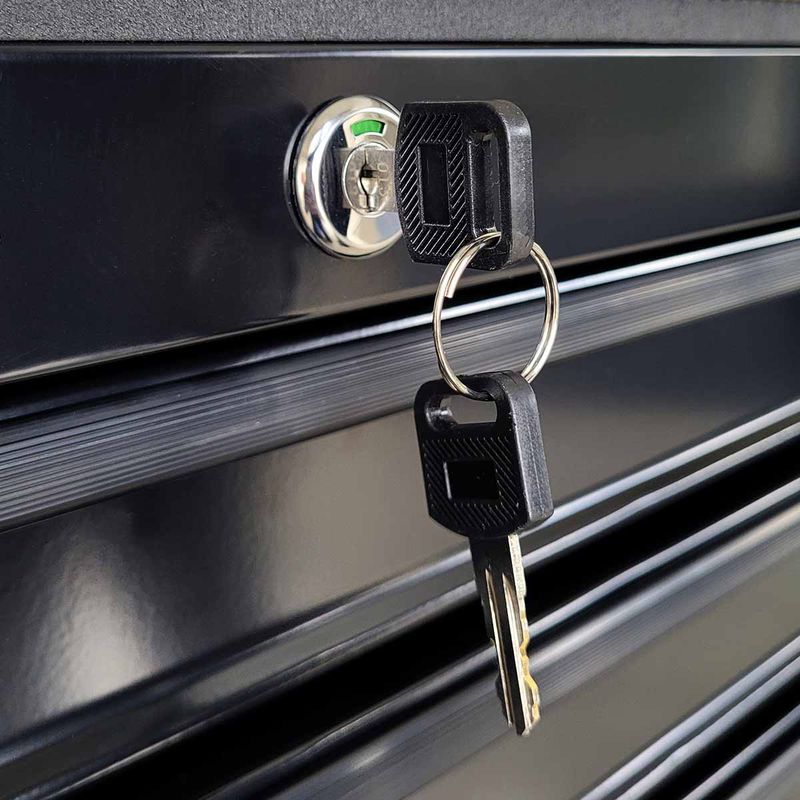 Carrinho Fechado Para Ferramentas Com 7 Gavetas Preto (O326454) - Onsite