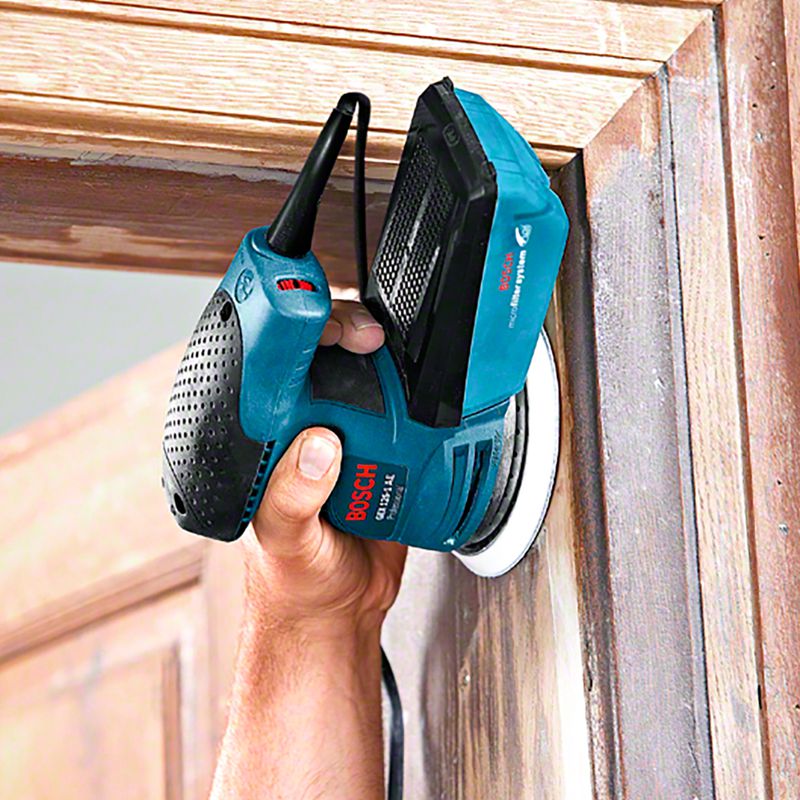 Lixadeira Roto Orbital Bosch GEX 125-1 AE 250W com 1 Coletor de pó