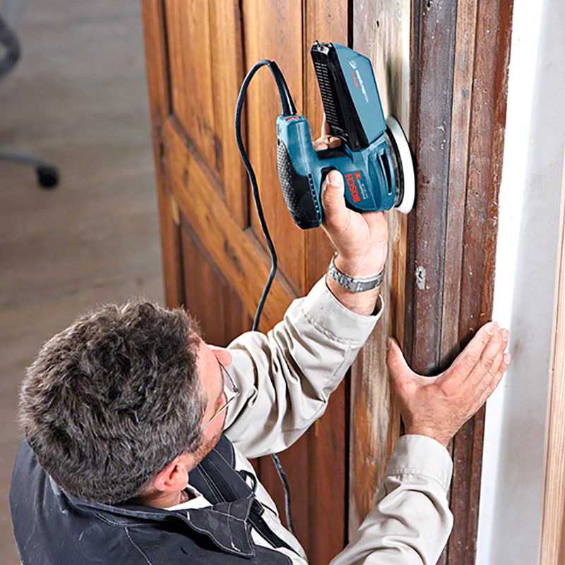 Lixadeira Roto Orbital Bosch GEX 125-1 AE 250W com 1 Coletor de pó