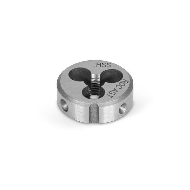 Cossinete Aço Rápido HSS Rosca Whitworth Grossa BSW Bitola3/16pol 13,0065 ROCAST