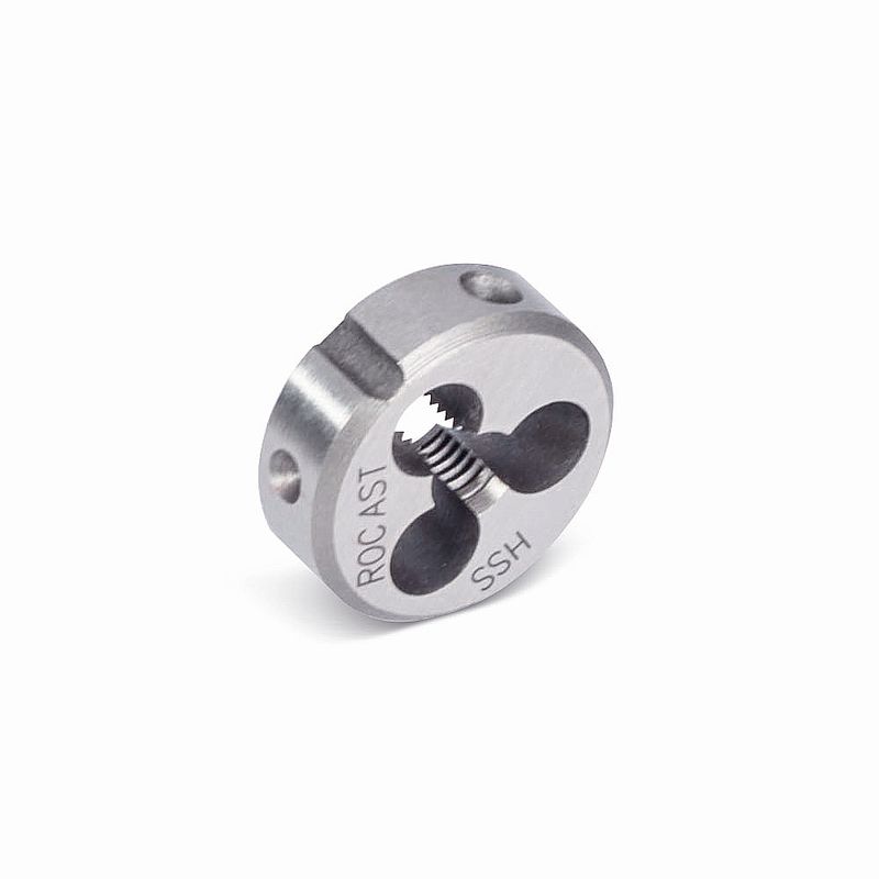 Cossinete Aço Rápido HSS Rosca Whitworth Grossa BSW Bitola3/16pol 13,0065 ROCAST