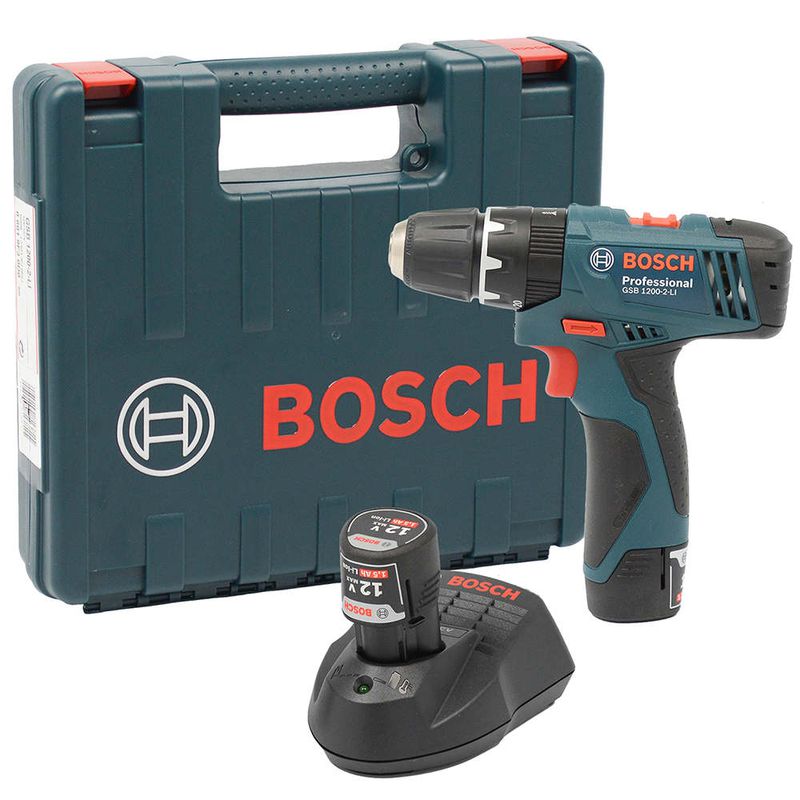 Furadeira Impacto/Parafusadeira à Bateria GSB 1200-2-Li - BOSCH