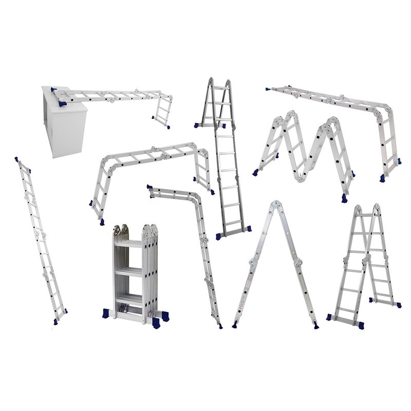 Escada Multifuncional com Plataforma 4x3 12 Degraus - MOR