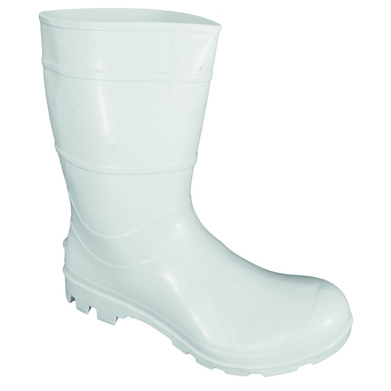 Bota PVC Branca com Forro Cano 30cm PPP 106 - PROTEPLUS
