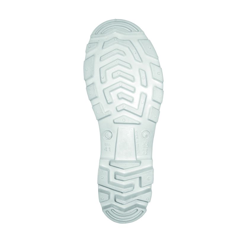 Bota PVC Branca com Forro Cano 30cm PPP 106 - PROTEPLUS