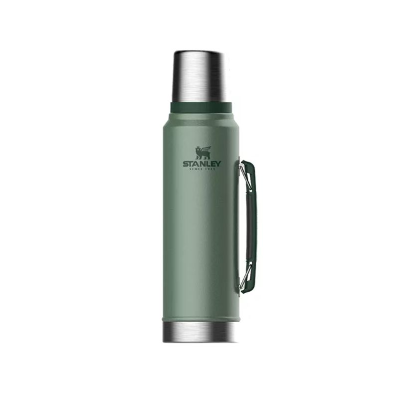 Garrafa Térmica Classic Hammertone Green 1L - STANLEY