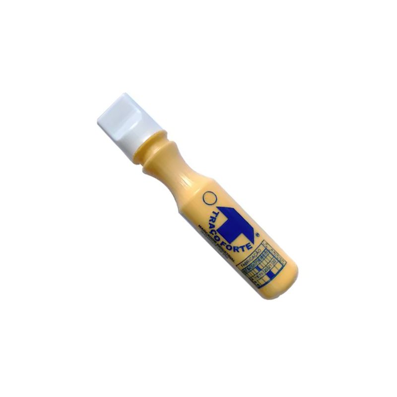 Kit Marcador Industrial Amarelo 3mm 60ml (12 Unidades) - Baden