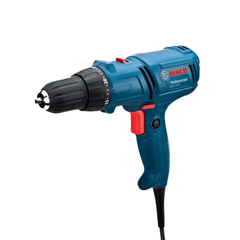 Kit Parafus./Furadeira 3/8Pol GSR 7-14 E 127V+ Jogo de Bits 25 Peças - Bosch