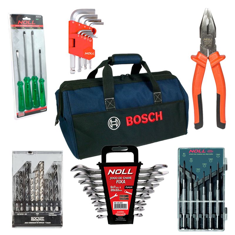 Kit Bolsa de Transporte + 37 Ferramentas