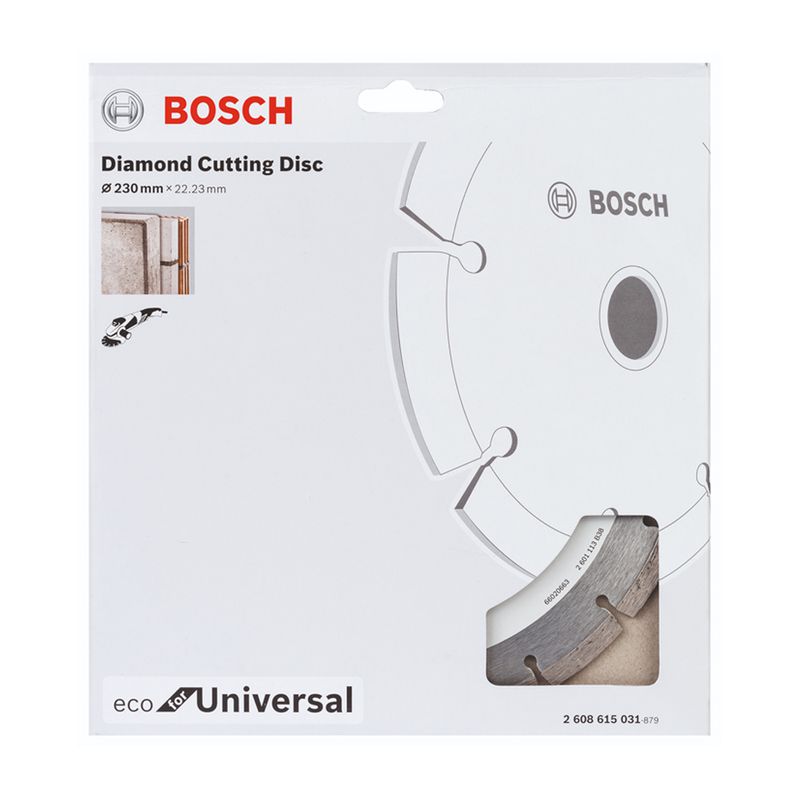 Disco Diamantado Segmentado 230 x 22,23 x 2,6 x 7 mm ECO - BOSCH