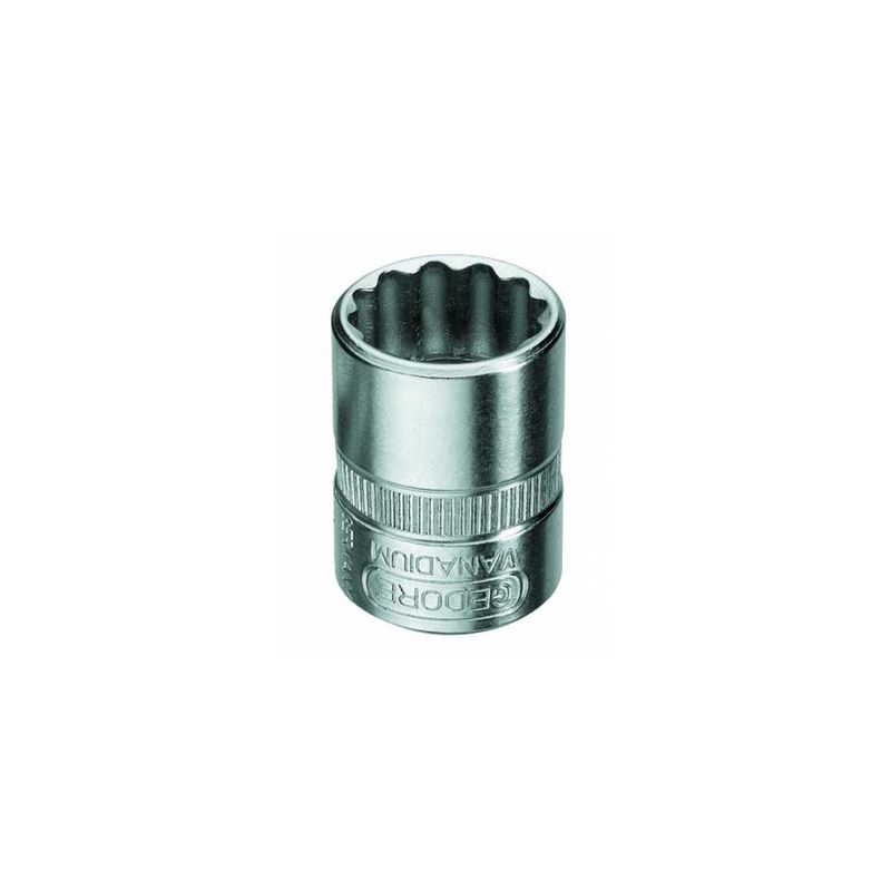 Soquete Estriado 1/4''x16'' (Ref. D 20-7/16'') - GEDORE