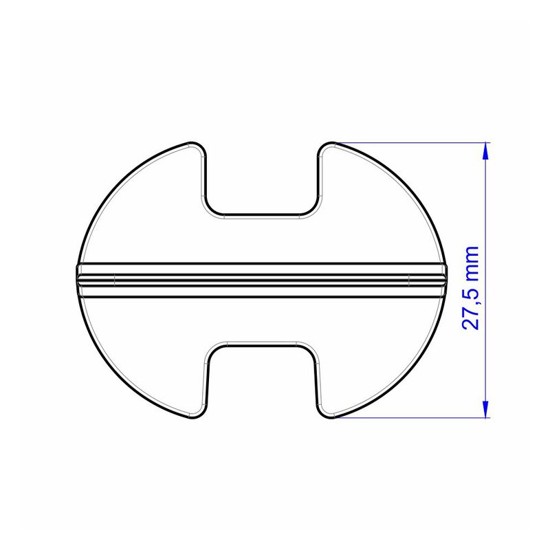 Espaçador Nivelador Slim 1,0mm (1000 Unidades) - PROMAX