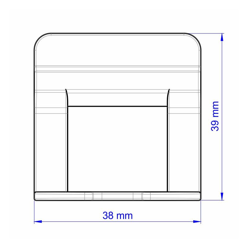 Espaçador Nivelador Slim 2,0mm (1000 Unidades) - PROMAX