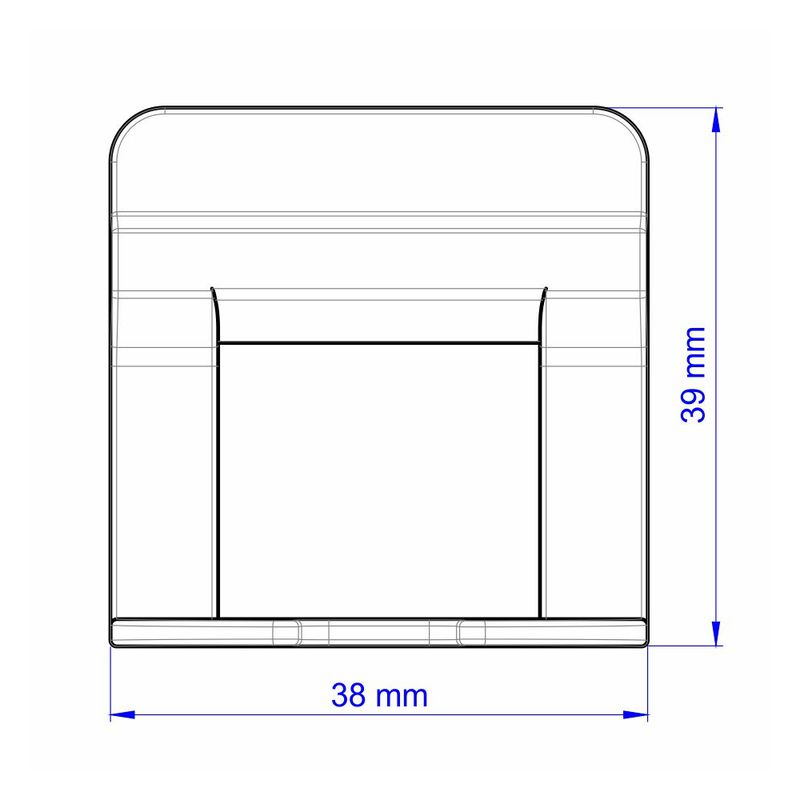Espaçador Nivelador Slim 1,0mm (500 Unidades) - PROMAX