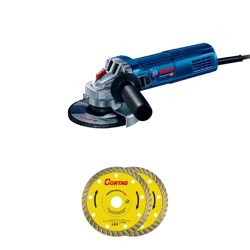 Esmerilhadeira 5'' GWS 9-125 S 900W 220V + 2 Discos - Bosch