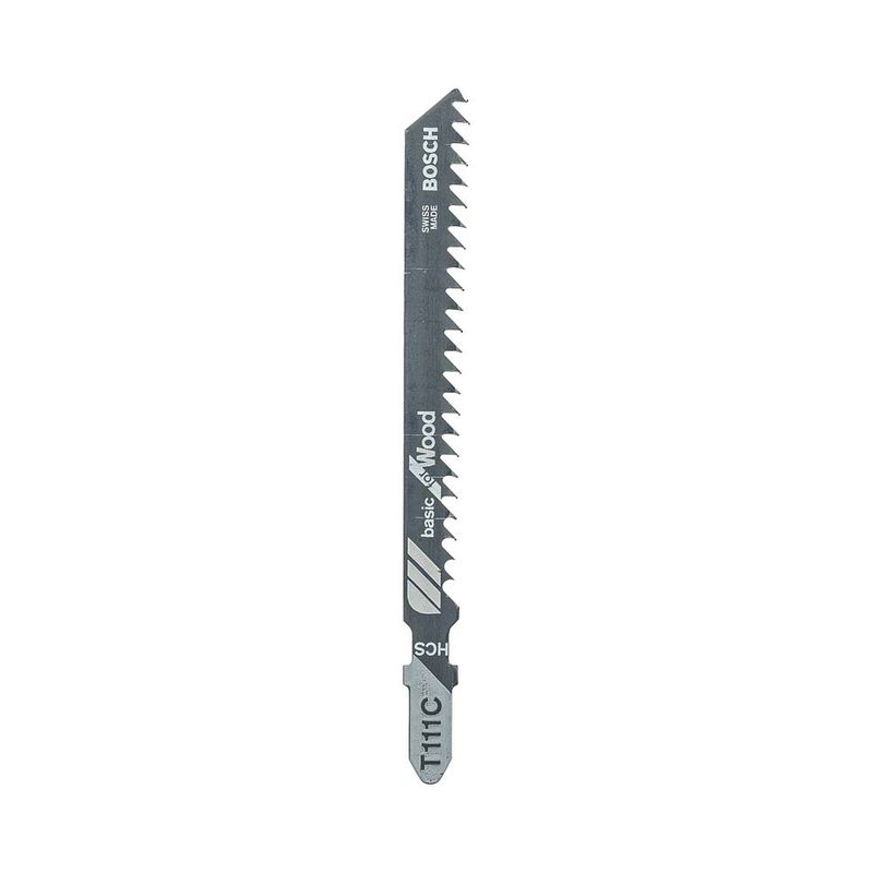 Lâmina serra tico tico Bosch T111C Basic for wood 5pçs