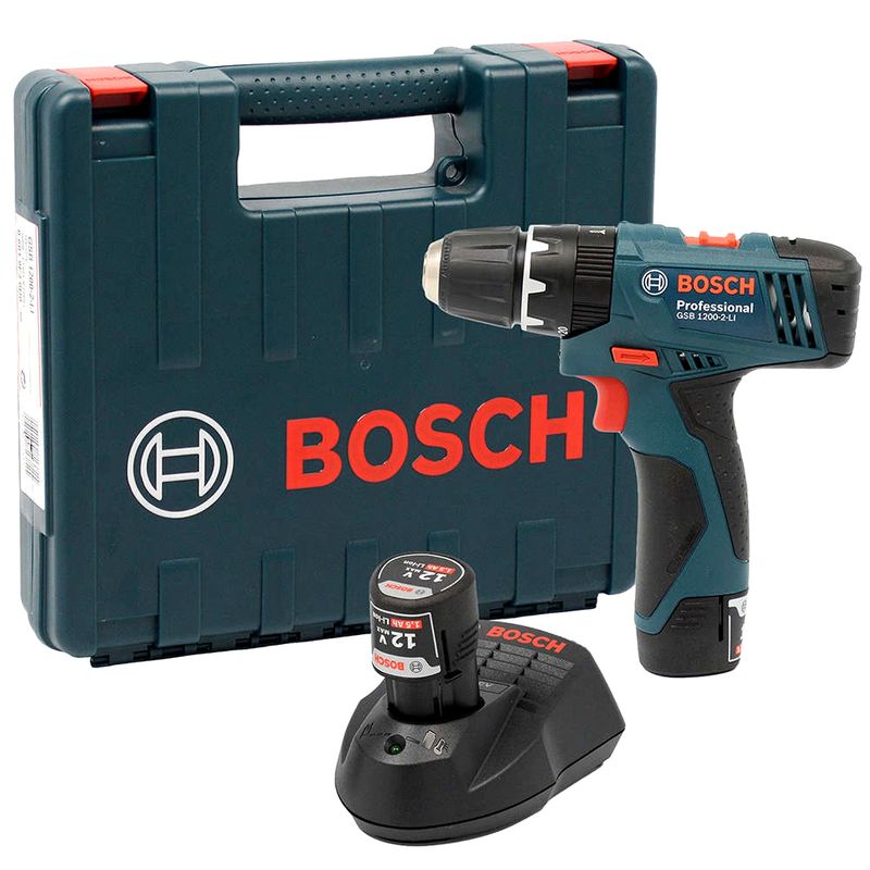 Kit Furadeira/Parafusadeira GSB 1200-2-Li + Bolsa de Transporte - Bosch
