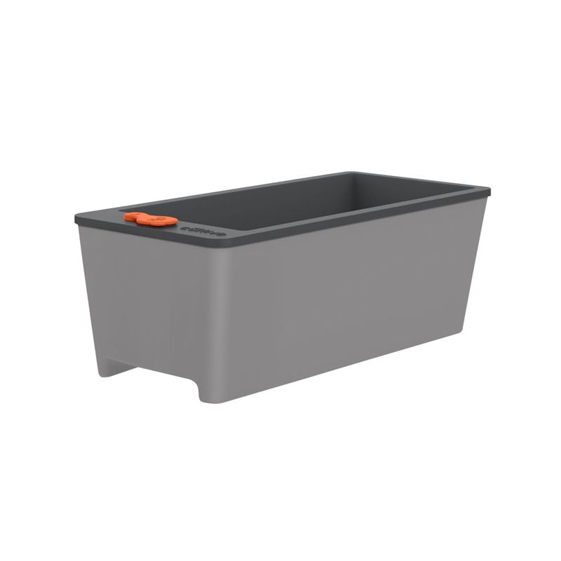 Vaso Autoirrigável em Polipropileno Cinza 12 L - Tramontina 