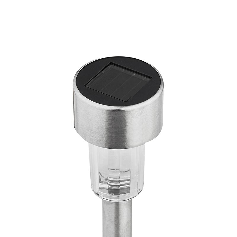 Luminária LED Solar em Inox Para Jardim 6.000K - Noll