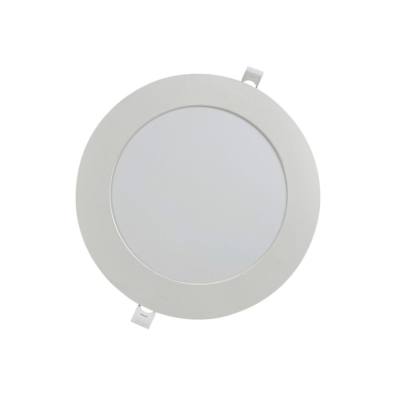 Plafon LED Branco Redondo de Embutir 18W 6.500K - Noll