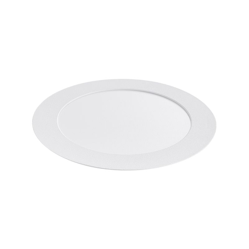 Plafon LED Branco Redondo de Embutir 24W 3.000K - Noll