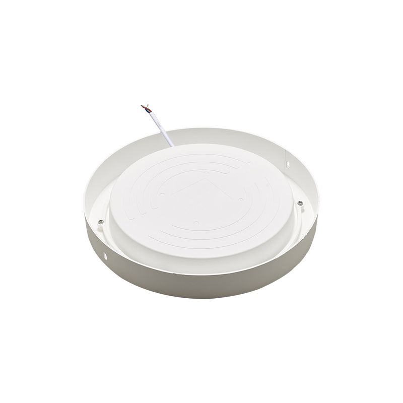 Plafon LED Branco Redondo de Sobrepor 18W 3.000K - Noll