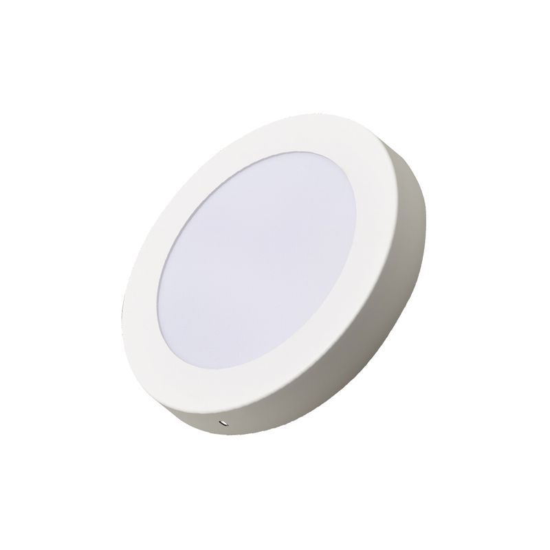 Plafon LED Branco Redondo de Sobrepor 24W 3.000K - Noll