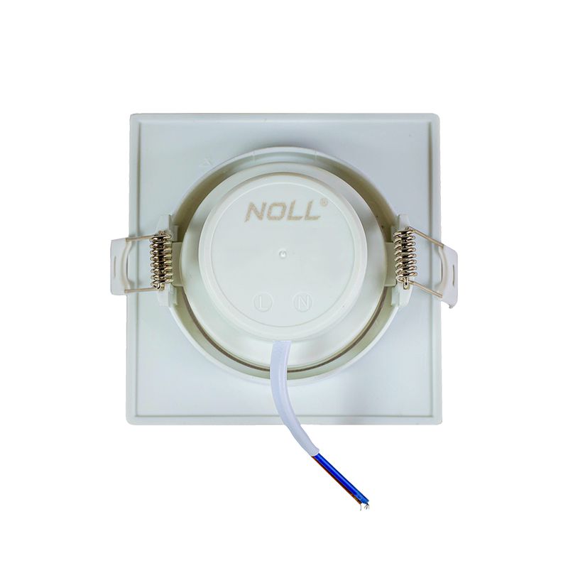 Spot LED Quadrado Direcionável 7W 3.000K - Noll