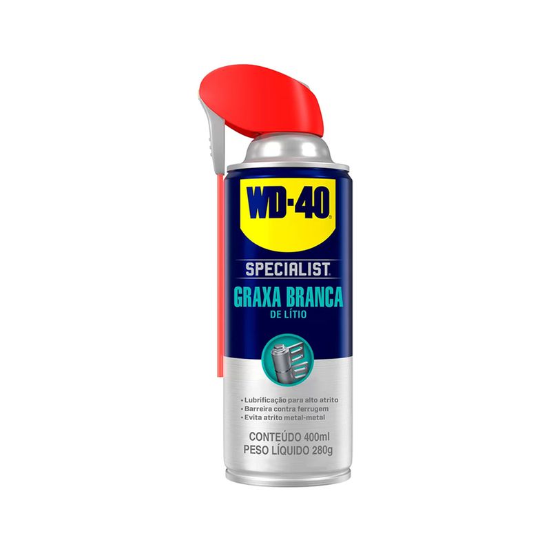 Graxa Branca de Lítio Specialist Aerossol 400ml - WD-40