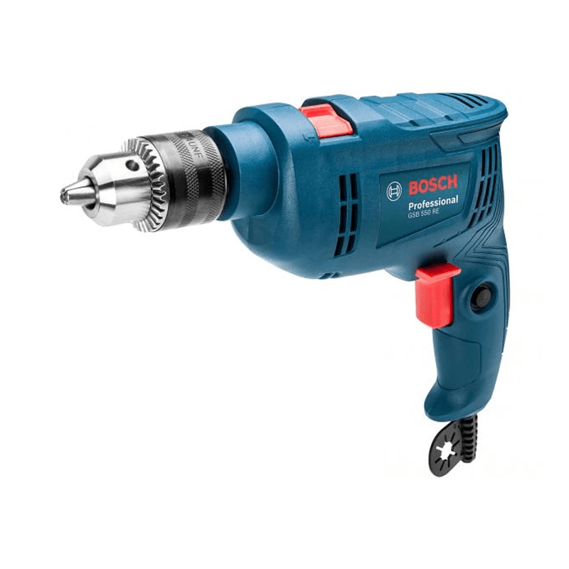 Kit Bosch Furadeira de Impacto 1/2 Pol. GSB 550 RE 550W 127V + Brocas - Bosch