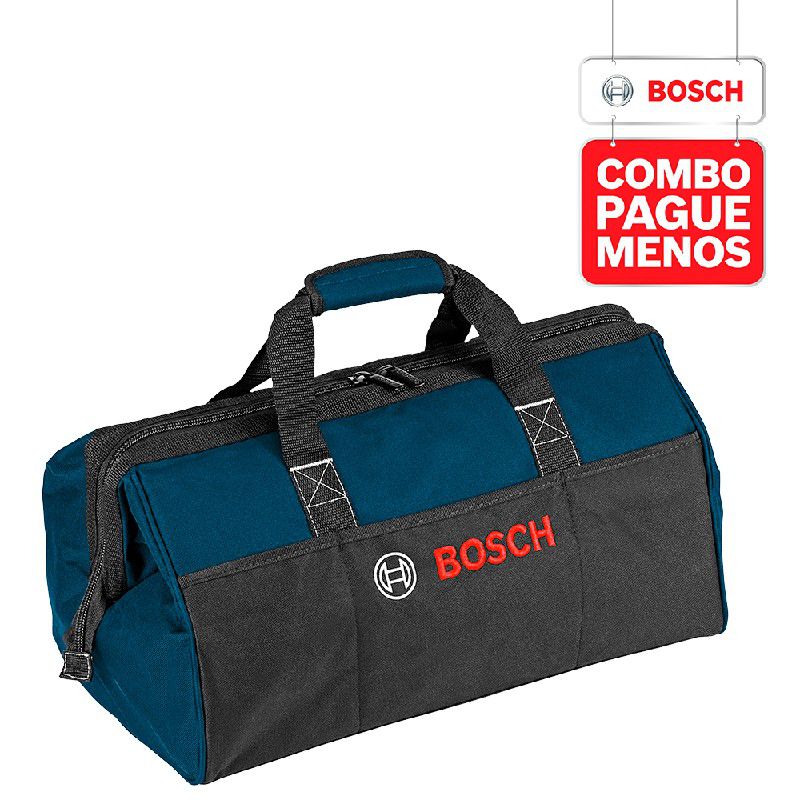 Combo Pague Menos Bosch 18V - Chave de Impacto GDX 18V-200 + Chave de Impacto GDX 18V-200, 2 baterias 18V 4,0Ah 1 carregadore 1 bolsa