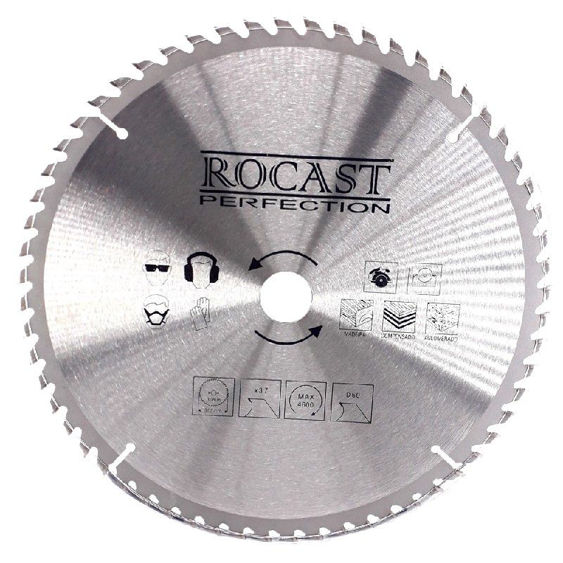 Serra Circular Pastilha Metal Duro Madeira MD 12pol x 60 dentes 35,0014 ROCAST