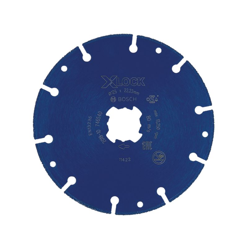 Disco diamantado para metal Bosch X-Lock 125mm