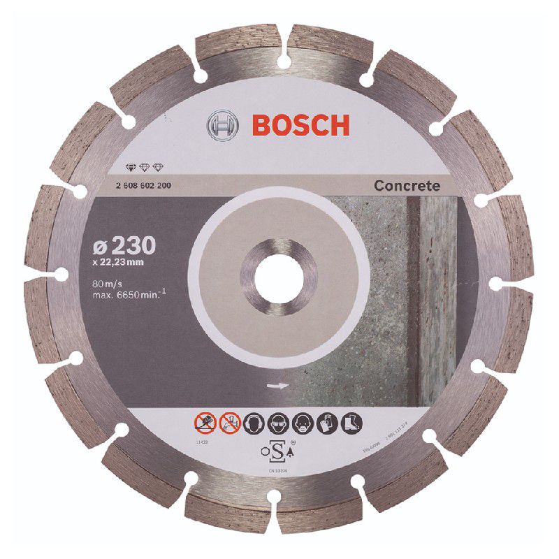 Disco Diamantado Segmentado 230 x 22,23 x 2,3 x 10 mm - BOSCH