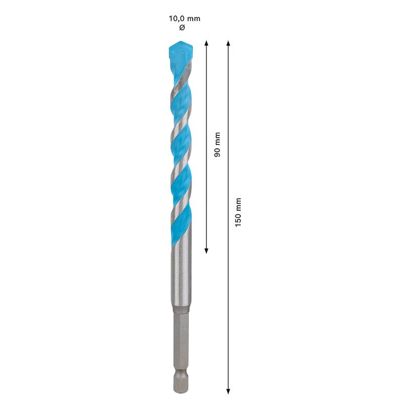 Broca Bosch EXPERT HEX-9 MultiConstruction Ø10x90x150mm