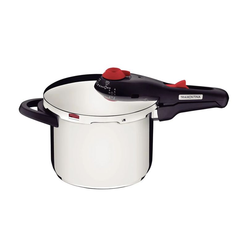 Panela de Pressão Solar Aço Inox e 5 Dispositivos de Segurança 6L - Tramontina 