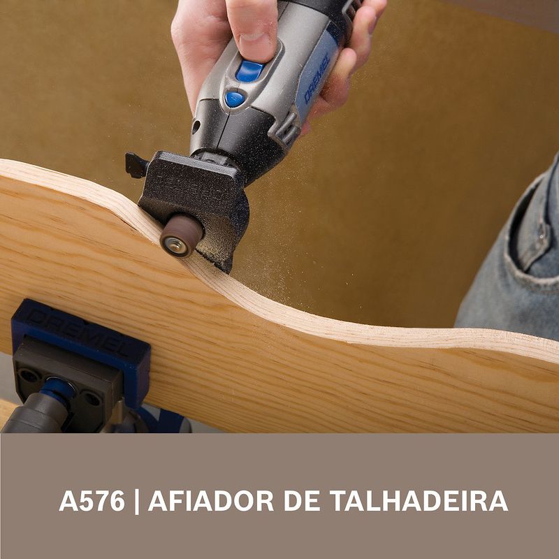 Kit Dremel Micro Retífica 4000 + Guia + Ponta Montada