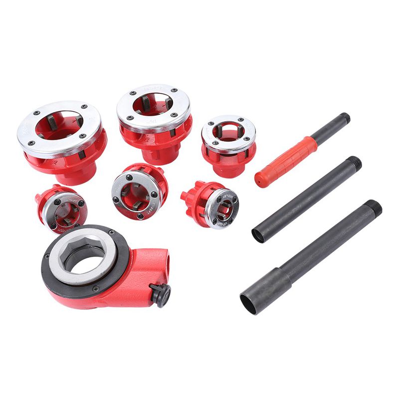 Jogo de Tarraxas Para Canos 1/2'' a 2'' BSPT 6 Peças 532,0001 - ROCAST