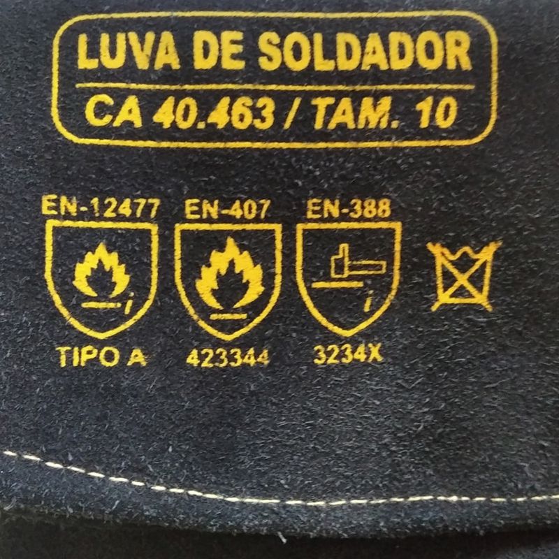 Luva de Soldagem Heavy Duty Black 742330 - ESAB 