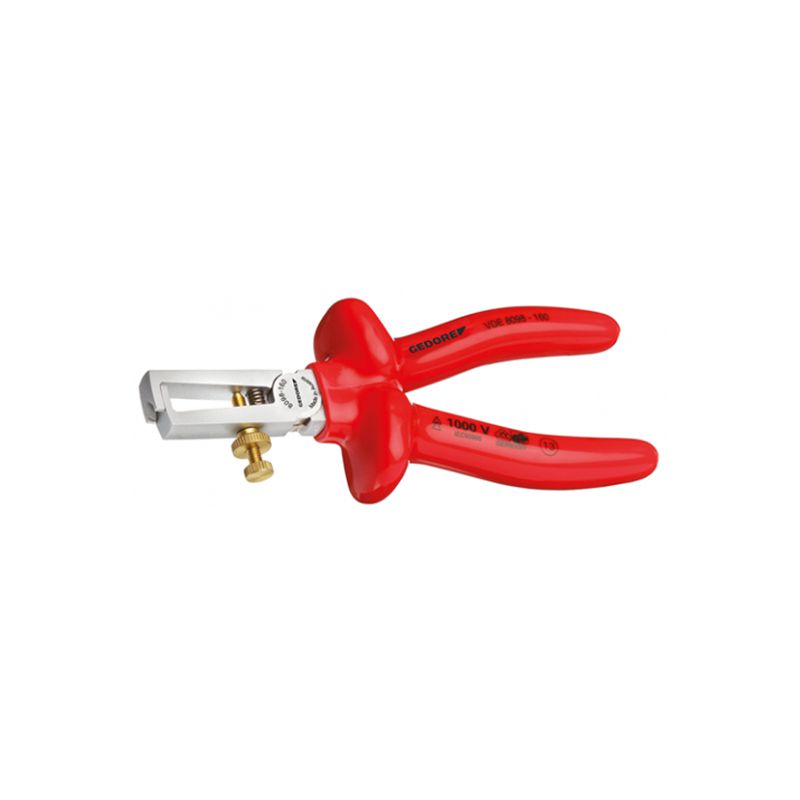 Alicate Desencapador de Fios Isolado VDE 160mm 091838 - Gedore