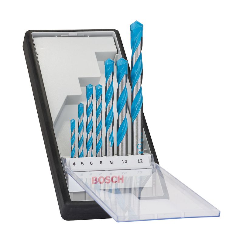 Jogo broca Bosch CYL-9 Multimaterial Ø4-5-6-6-8-10-12mm 7 peças