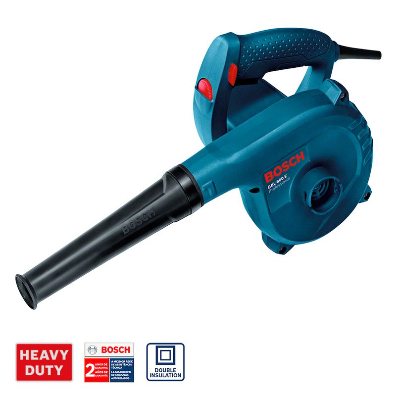 Soprador de ar com aspiração de pó Bosch GBL 800 E 800W 220V